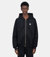 Hoodie zippé chrome full