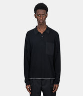 The knitted polo shirt