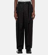 Typewriter cotton trousers