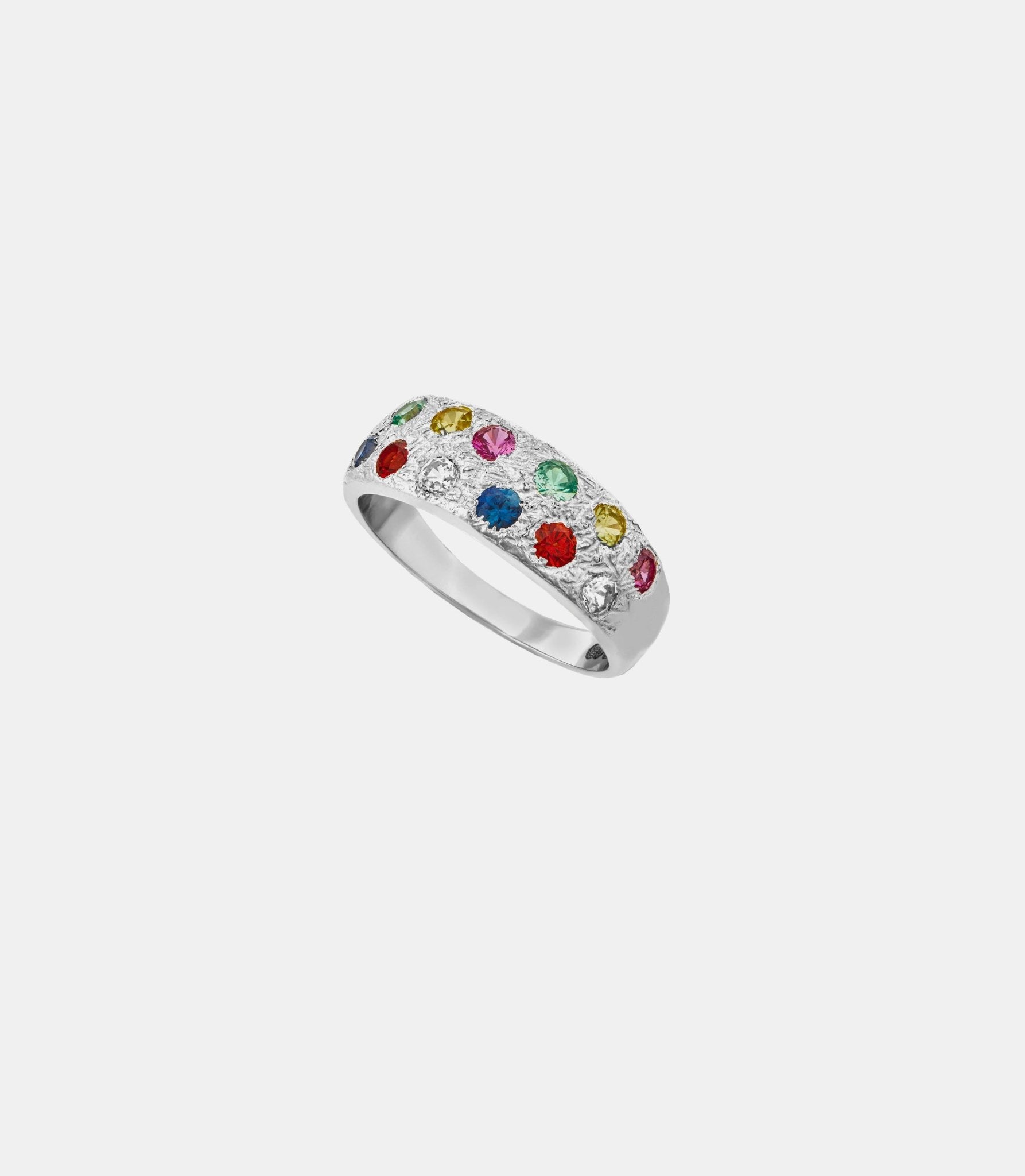 Bague mini riviera - MRVAR6 - 57 - Bleue burnham