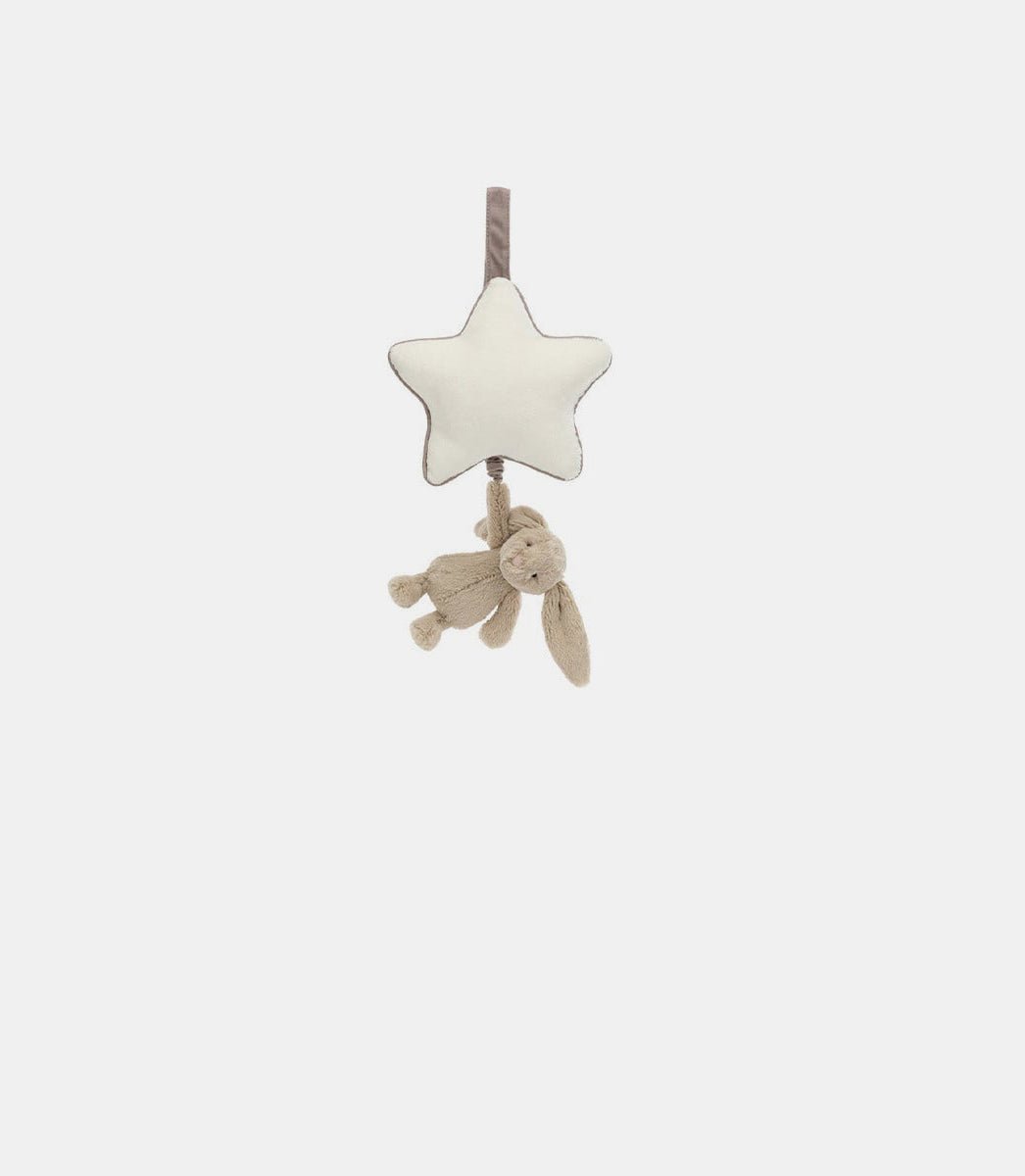 Bashful cream bunny musical pullMP4BC - OSJellycat