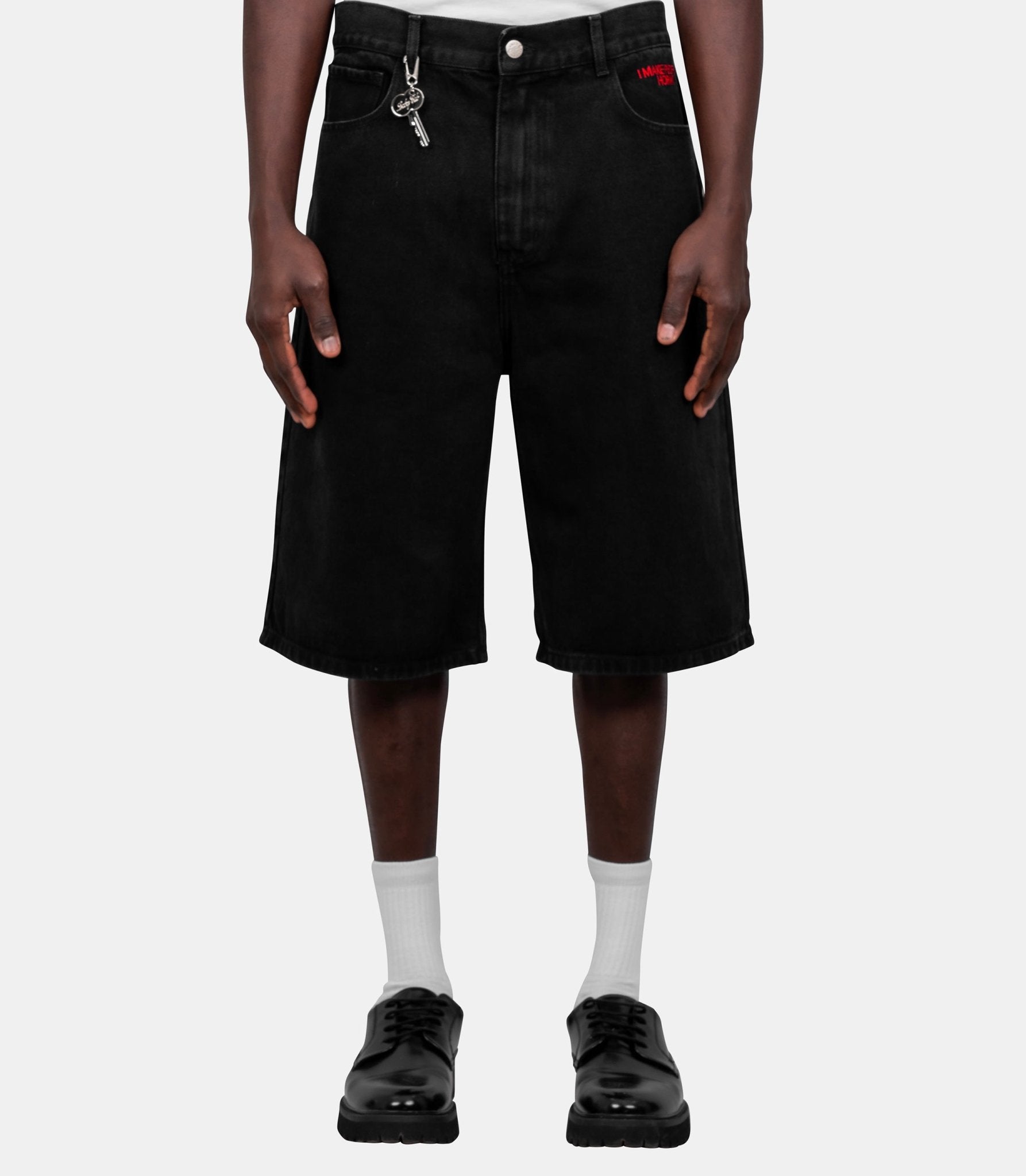 Bermuda heart on, hard on - SS26SH0201-off-black-30 - Carne bollente