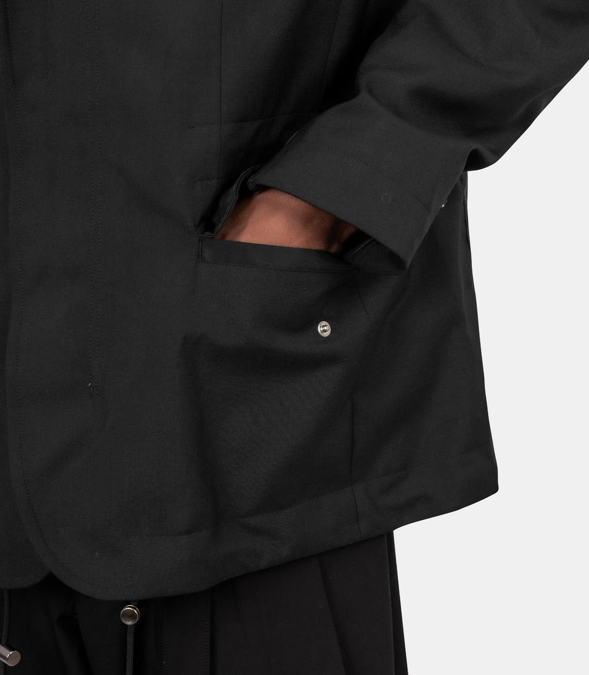 Blazer x nylon twill-26-04026M-3-Sacai