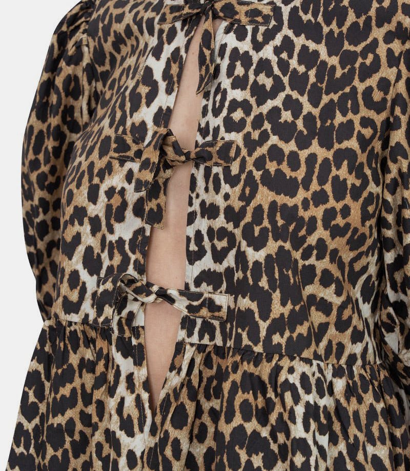 Blouse en popeline de coton imprimée - F9116 - 943 - 34 - Ganni