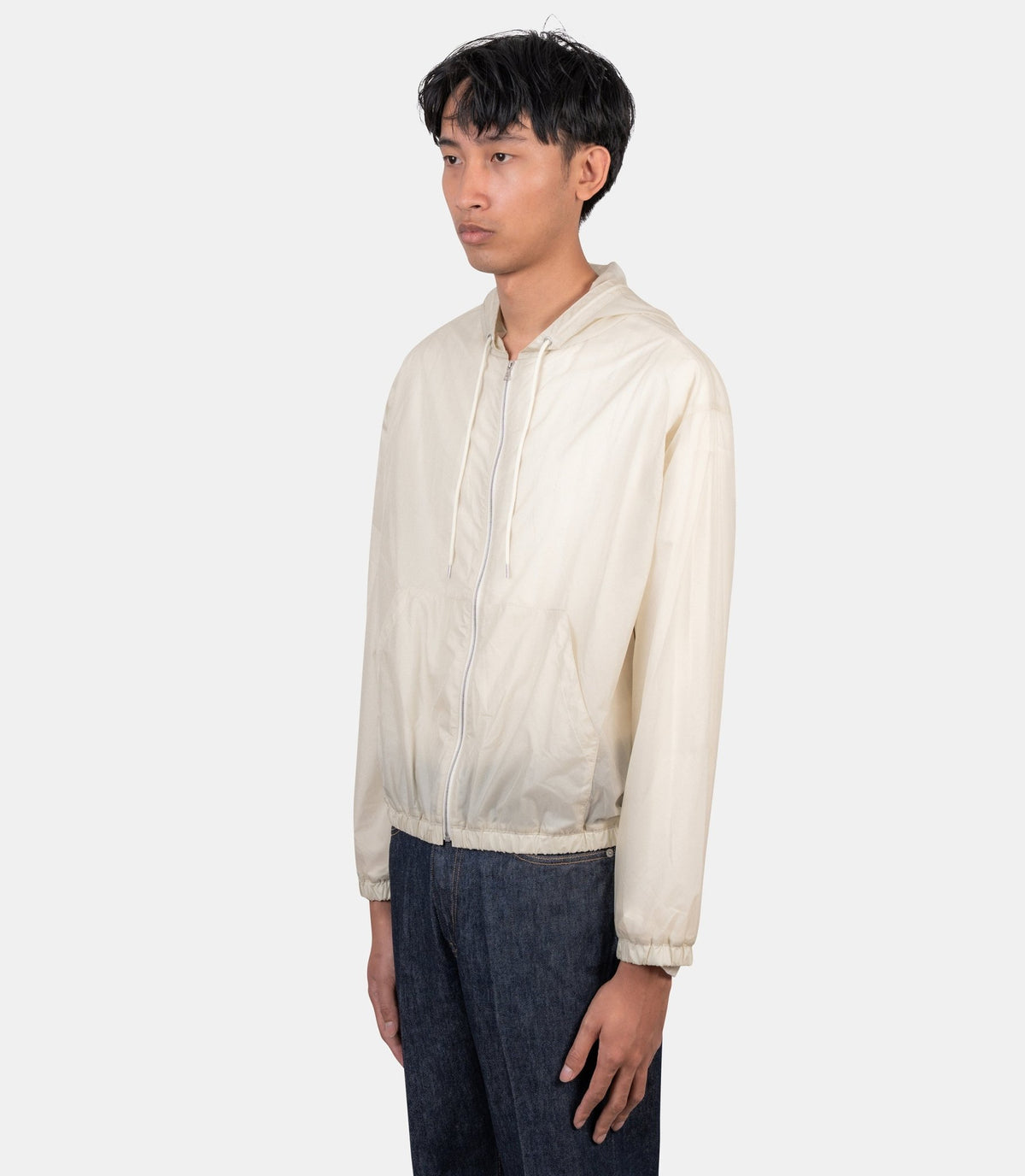 Blouson à capuche-A26AB02NR-DUSTYIVORY-3-Auralee