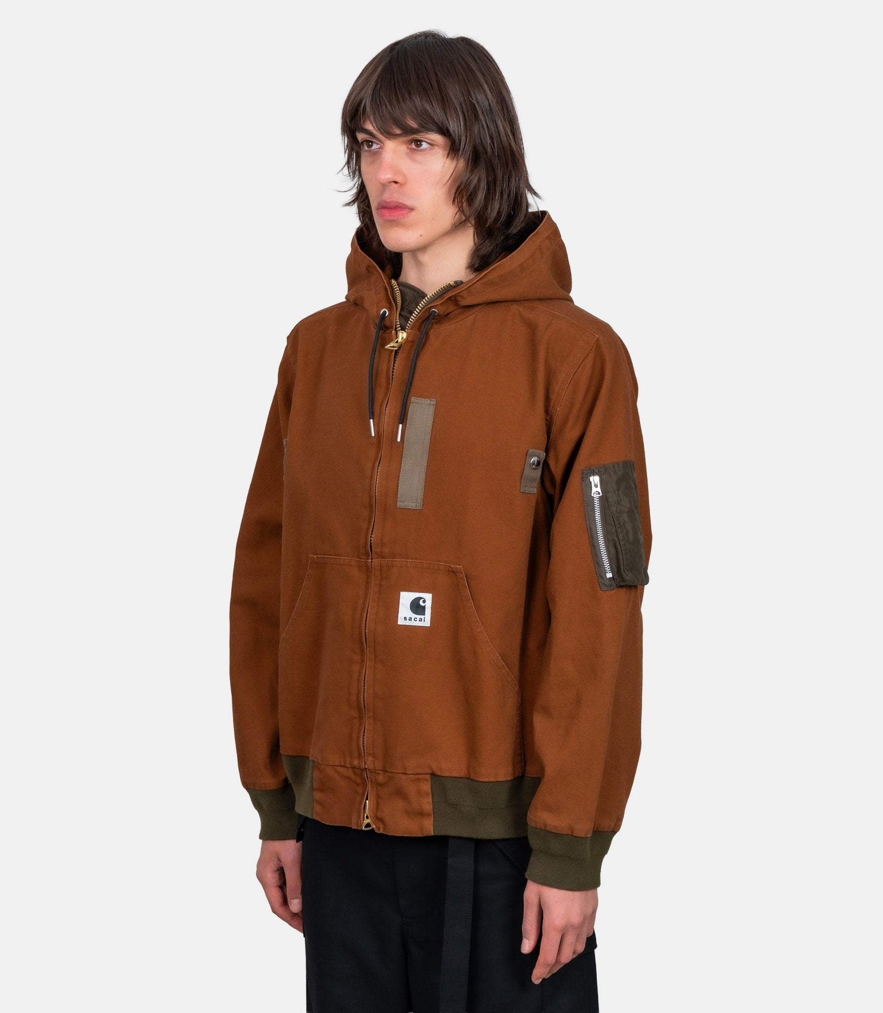 Blouson à capuche x carhartt wip - 25 - 03859M - 642 - 2 - Sacai