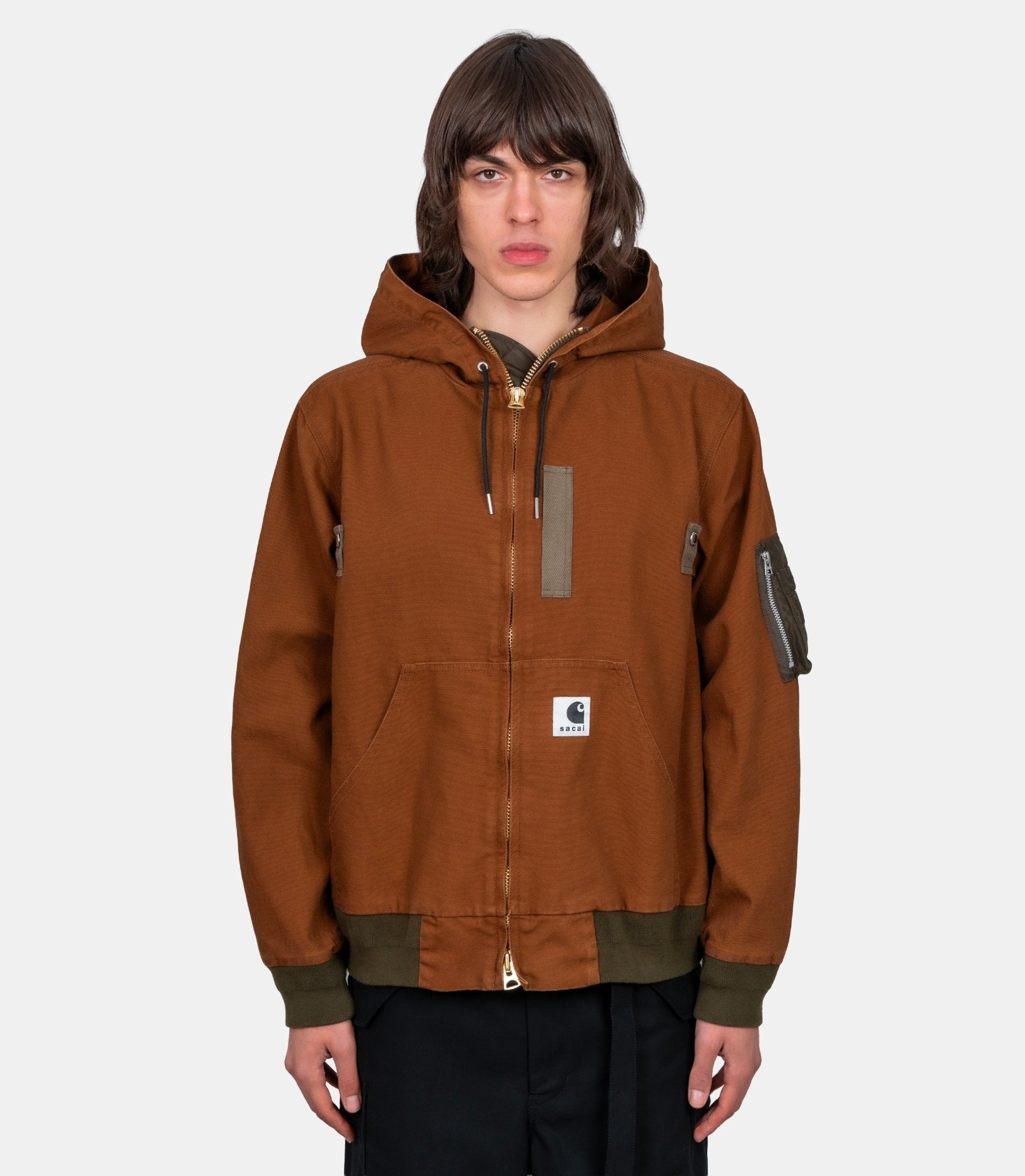 Blouson à capuche x carhartt wip - 25 - 03859M - 642 - 2 - Sacai