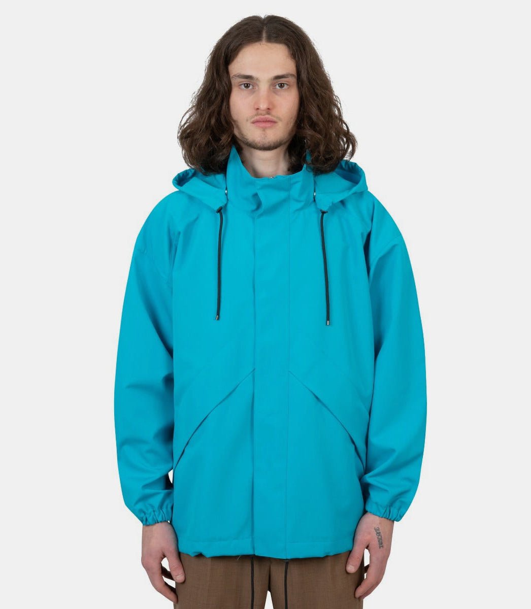 Blouson a capucheA23SB02WC - TURQUOISEBLUE - SS23 - 4Auralee