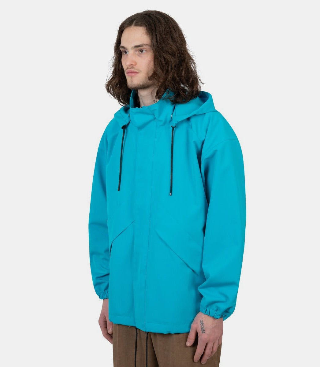 Blouson a capucheA23SB02WC - TURQUOISEBLUE - SS23 - 4Auralee