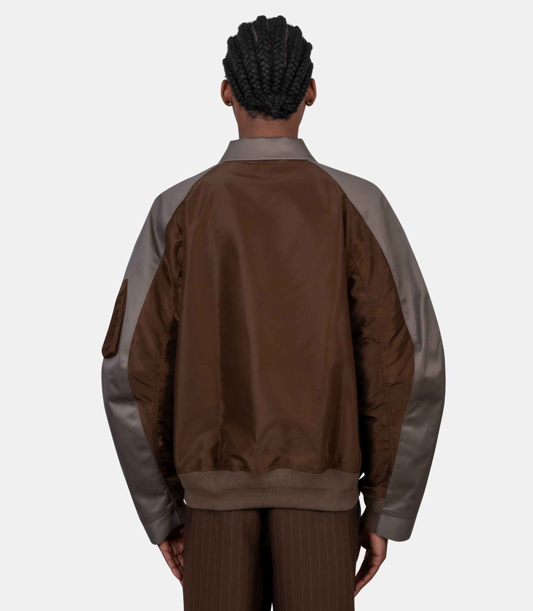 トップス chocolate sacai NYLON TWILL COTTONT Cotton chino x nylon twill jacket - Sacai - Family 3.0