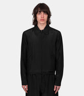 Blouson court en lin mélangé - OW1231-LF1022-BK999-46 - Lemaire