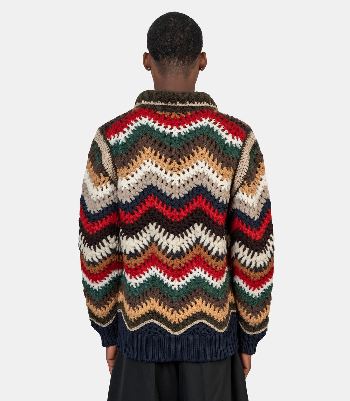 Blouson en crochet-26-04130M-2-Sacai