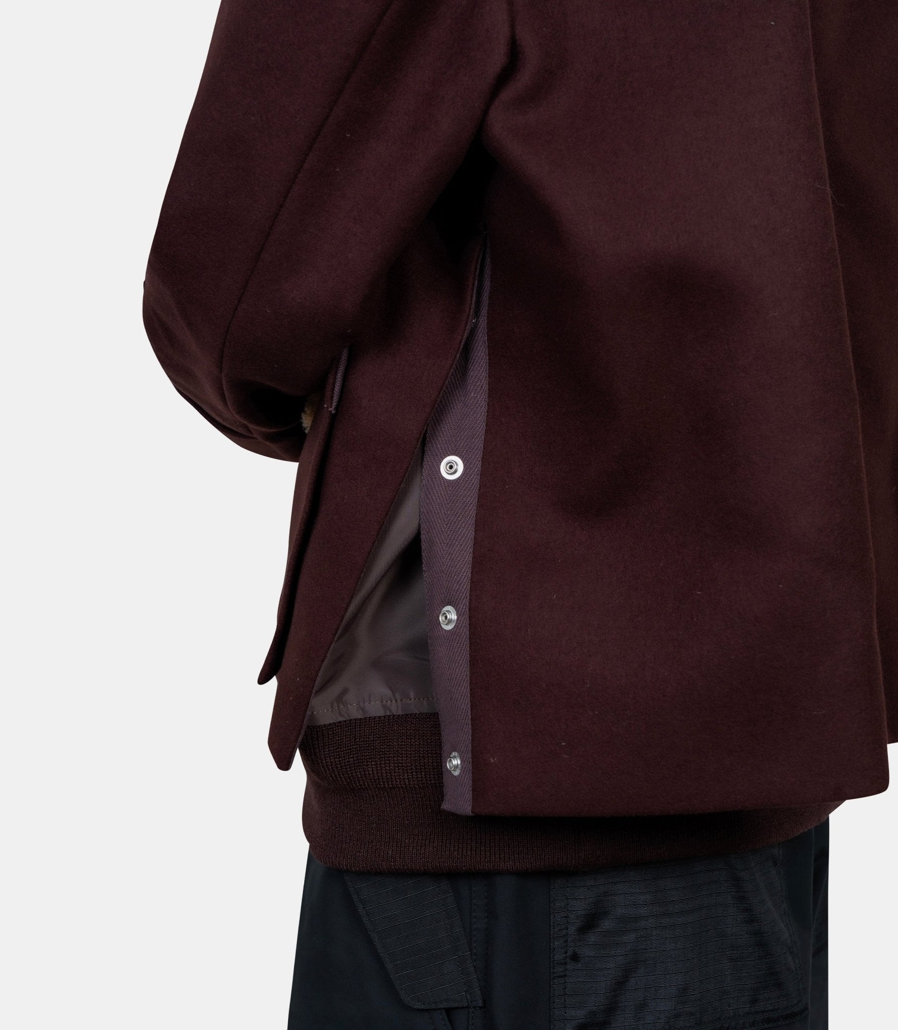 Blouson en laine melton - 25 - 03846M - 601 - 2 - Sacai