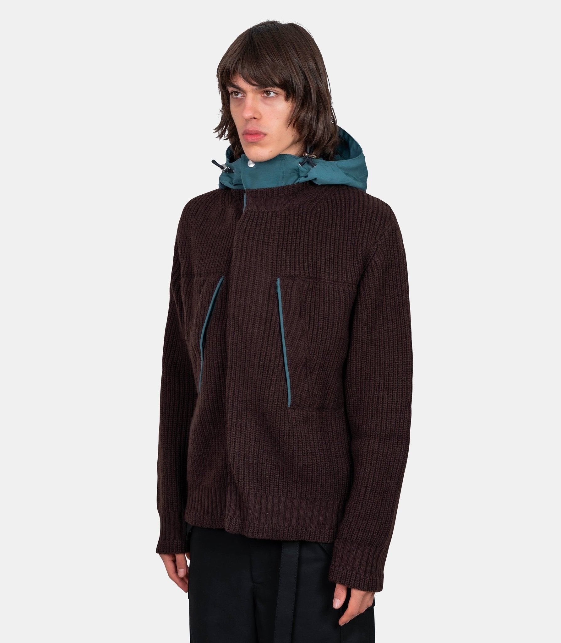 Blouson en laine - 25 - 03810M - 613 - 2 - Sacai