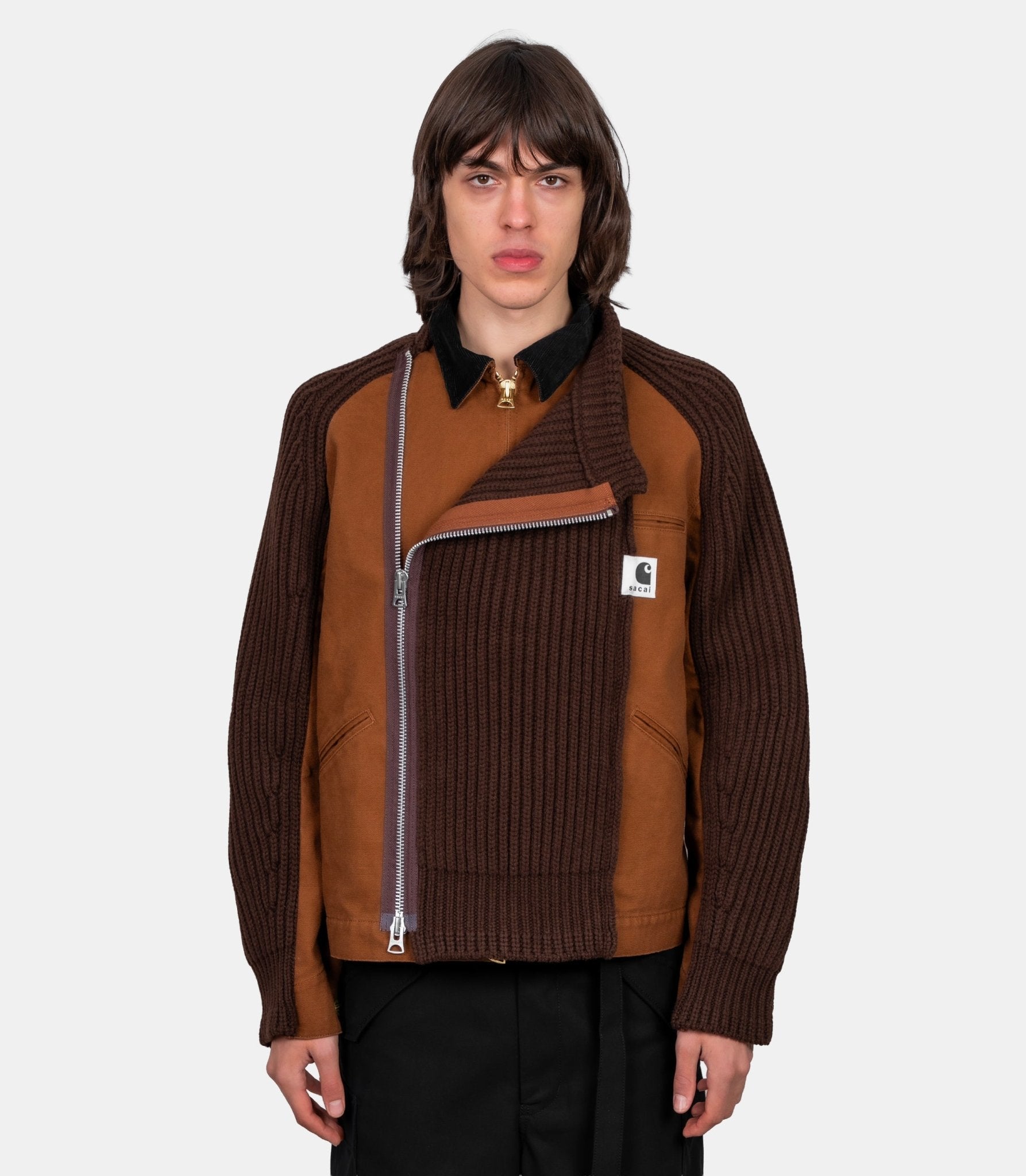 Blouson en laine x carhartt wip - 25 - 03860M - 642 - 2 - Sacai