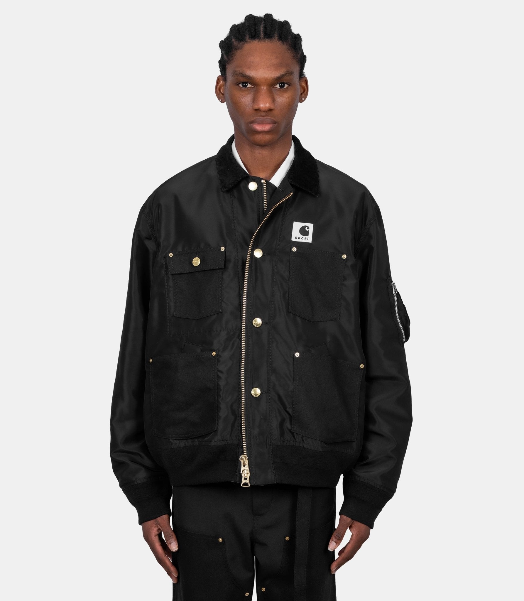 Nylon twill duck x carhartt wip jacket - Sacai - Family 3.0