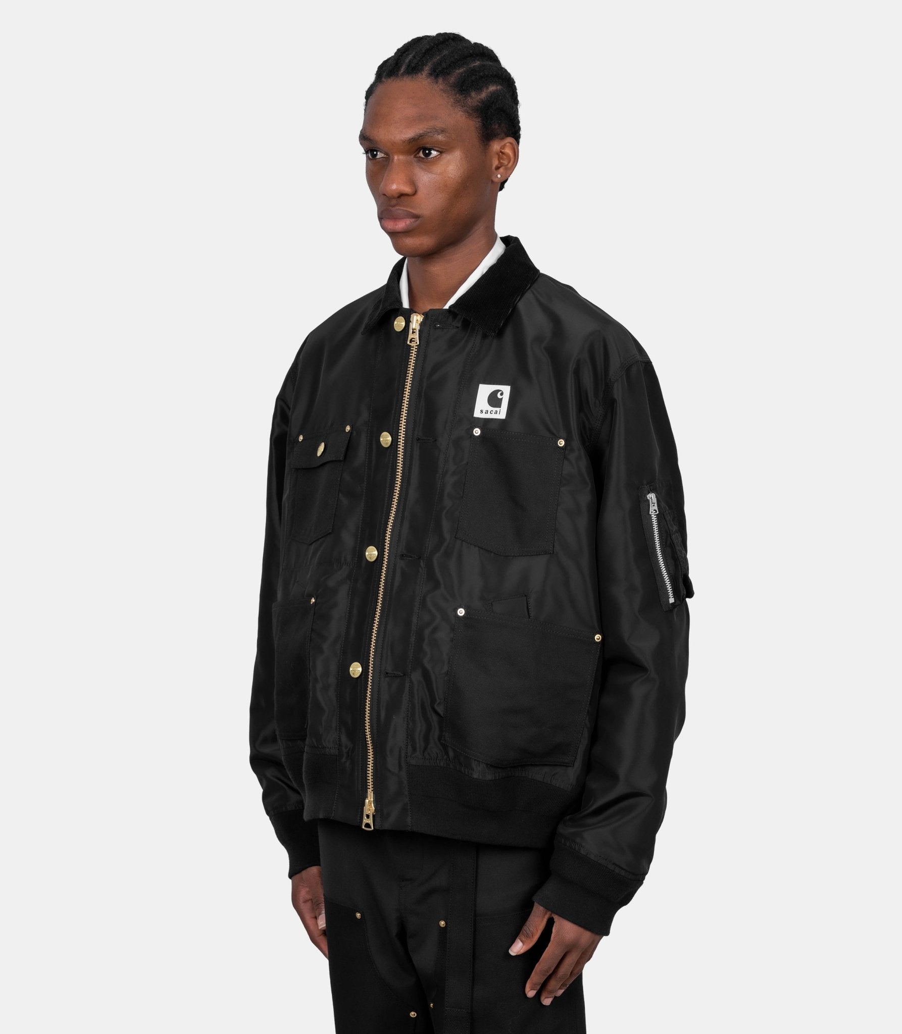 Nylon twill duck x carhartt wip jacket - Sacai - Family 3.0