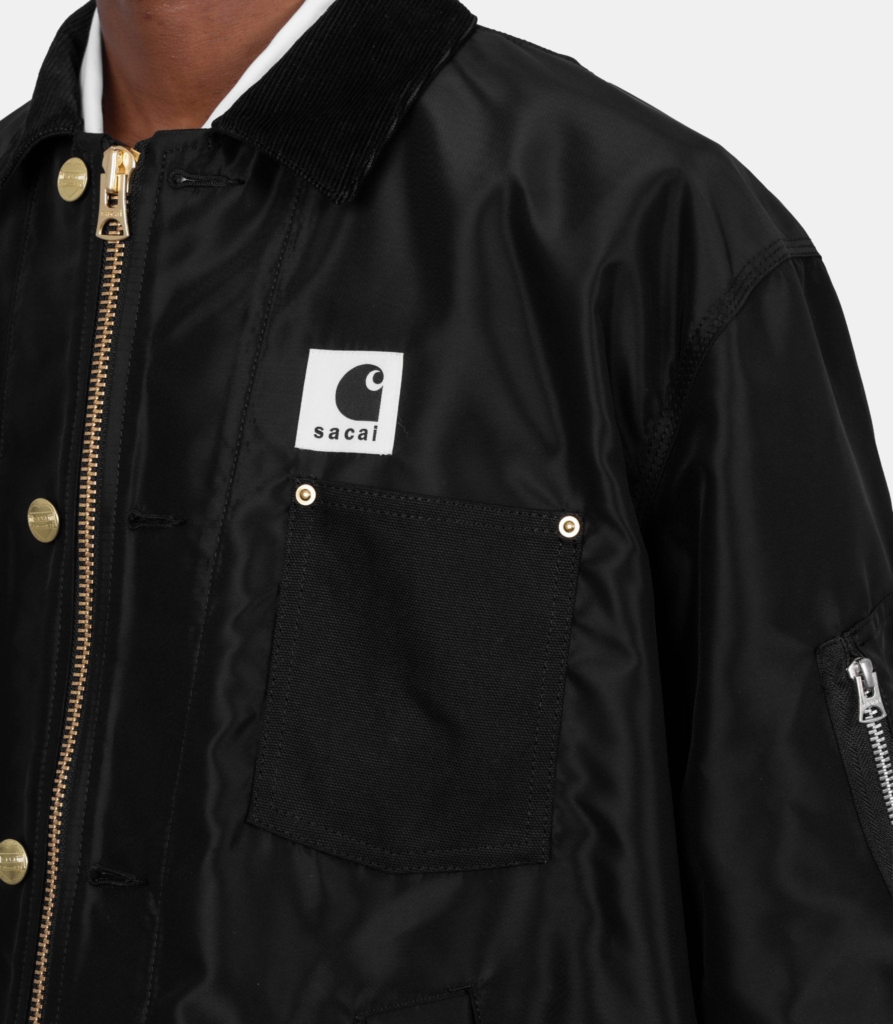 Nylon twill duck x carhartt wip jacket - Sacai - Family 3.0