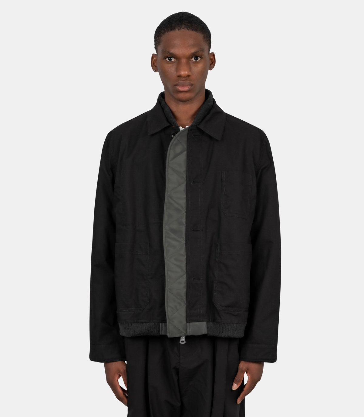 Blouson reversible x nylon twill-26-04035M-2-Sacai