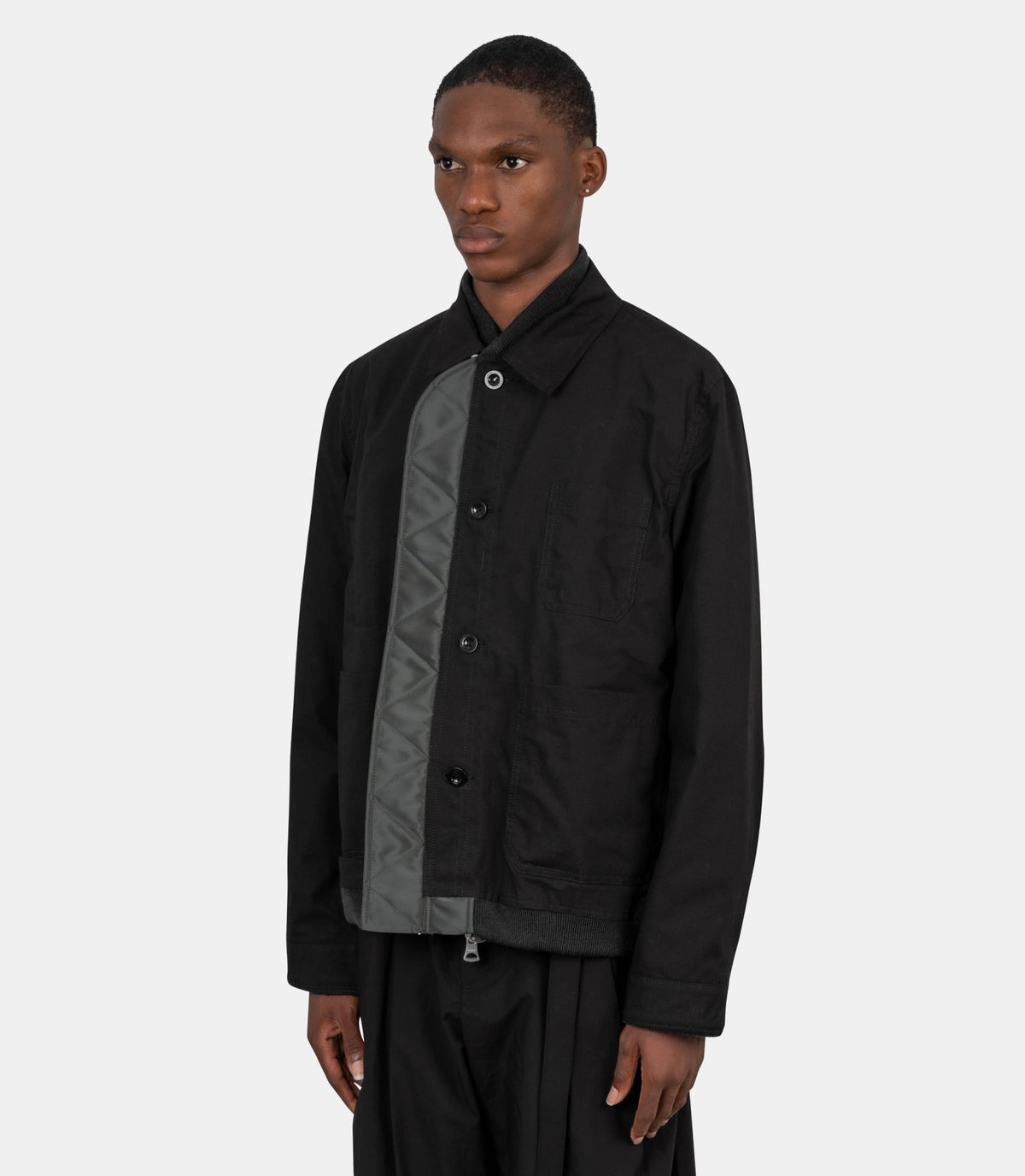 Blouson reversible x nylon twill-26-04035M-2-Sacai