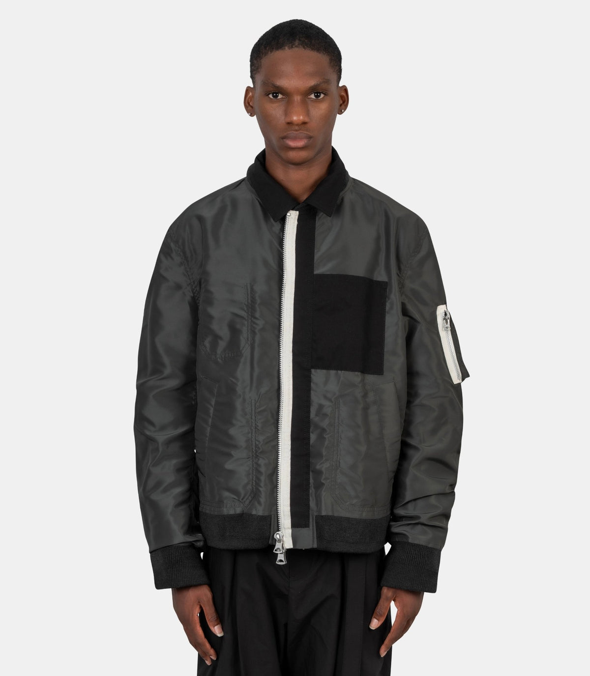 Blouson reversible x nylon twill-26-04035M-2-Sacai