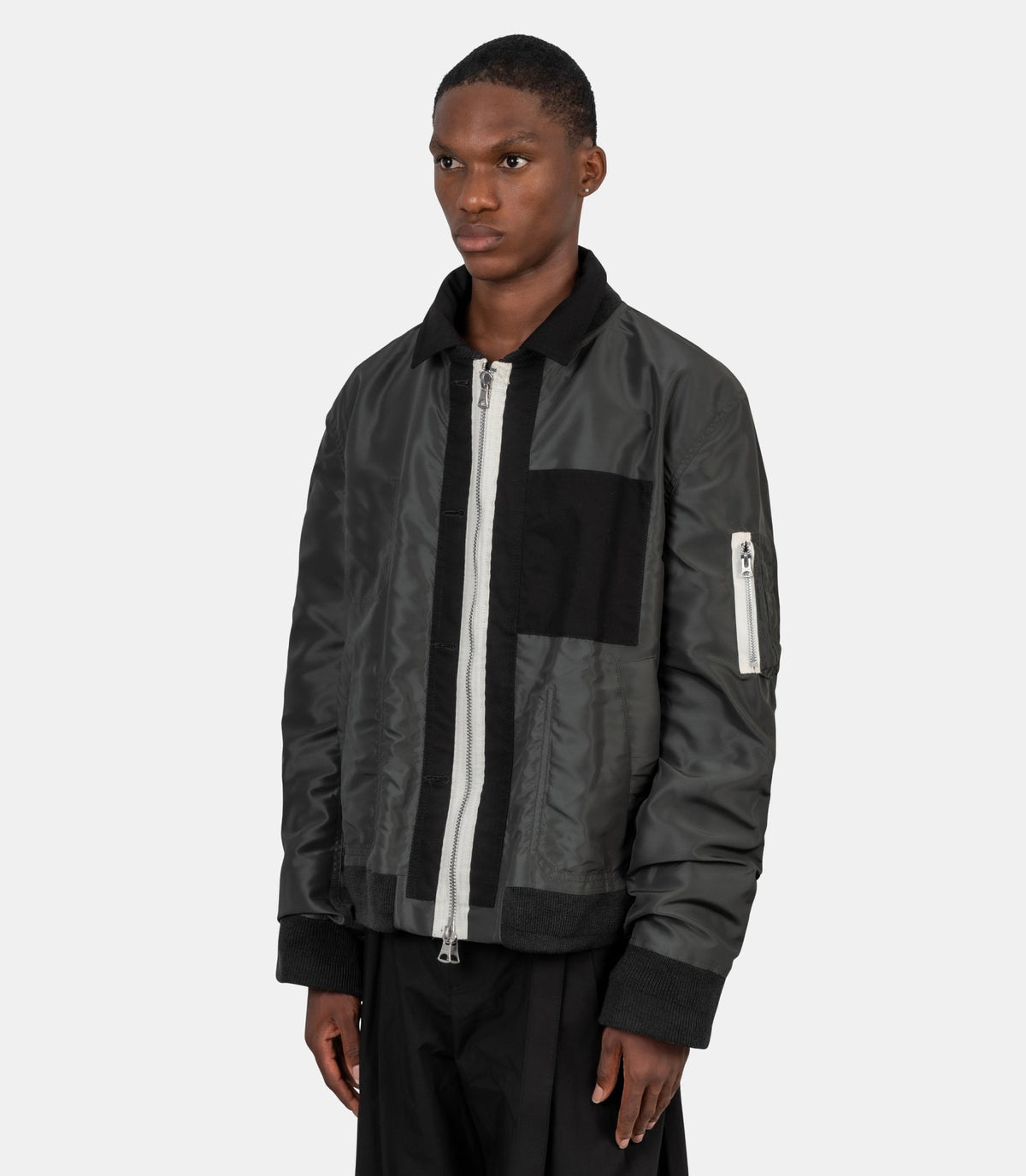 Blouson reversible x nylon twill-26-04035M-2-Sacai
