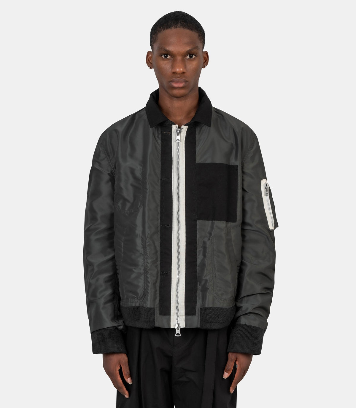 Blouson reversible x nylon twill-26-04035M-2-Sacai