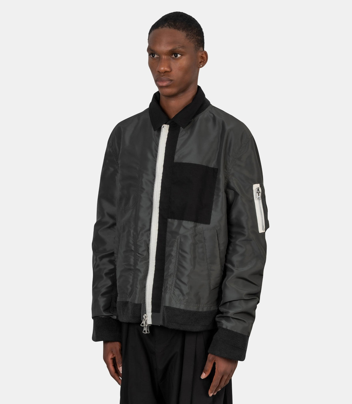 Blouson reversible x nylon twill-26-04035M-2-Sacai