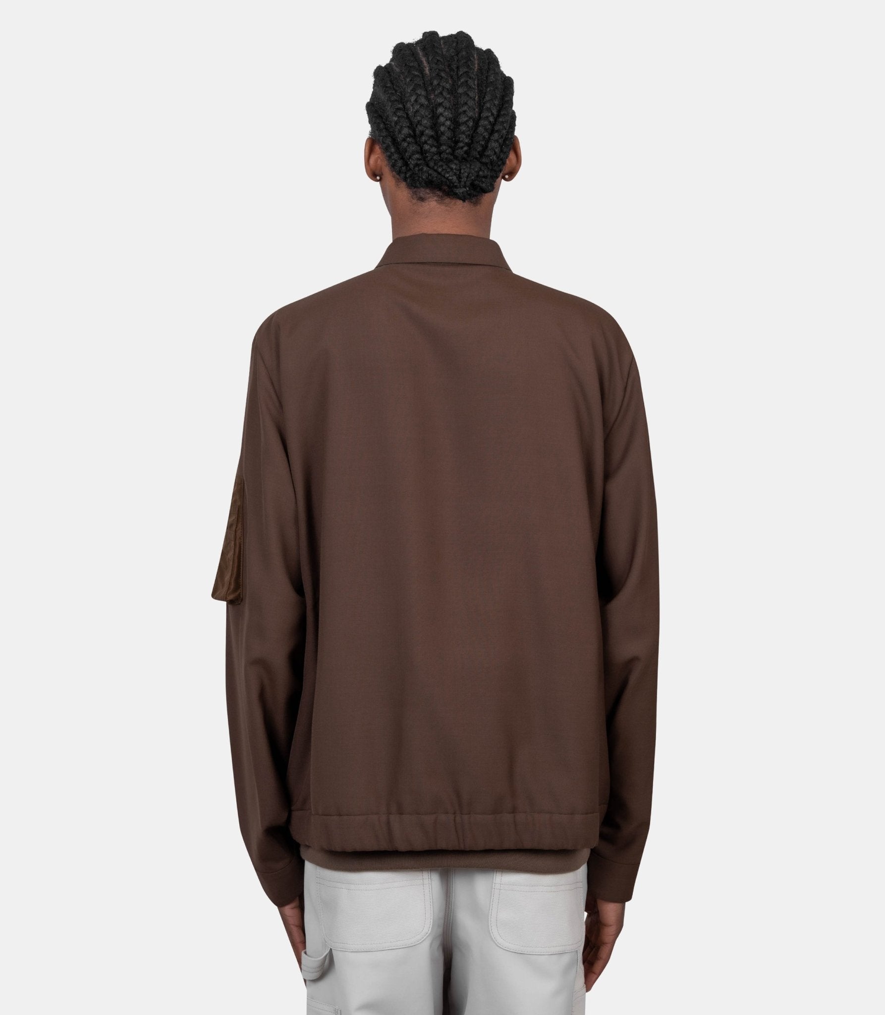 Blouson suiting x nylon twill - 26-03900M-601-2 - Sacai