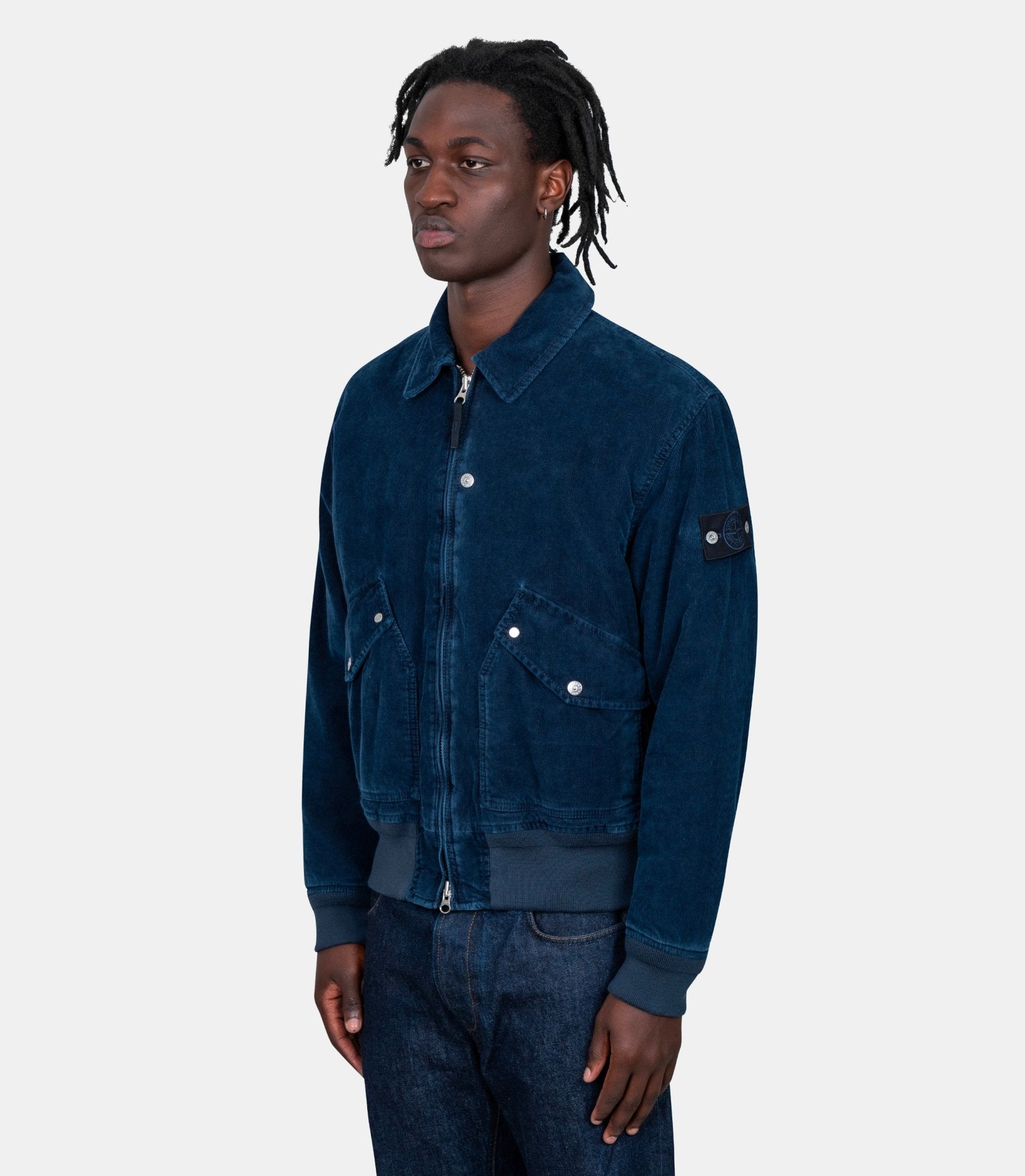 Bomber velours côtelé - K2S154100123S0J10 - V0021 - M - Stone island