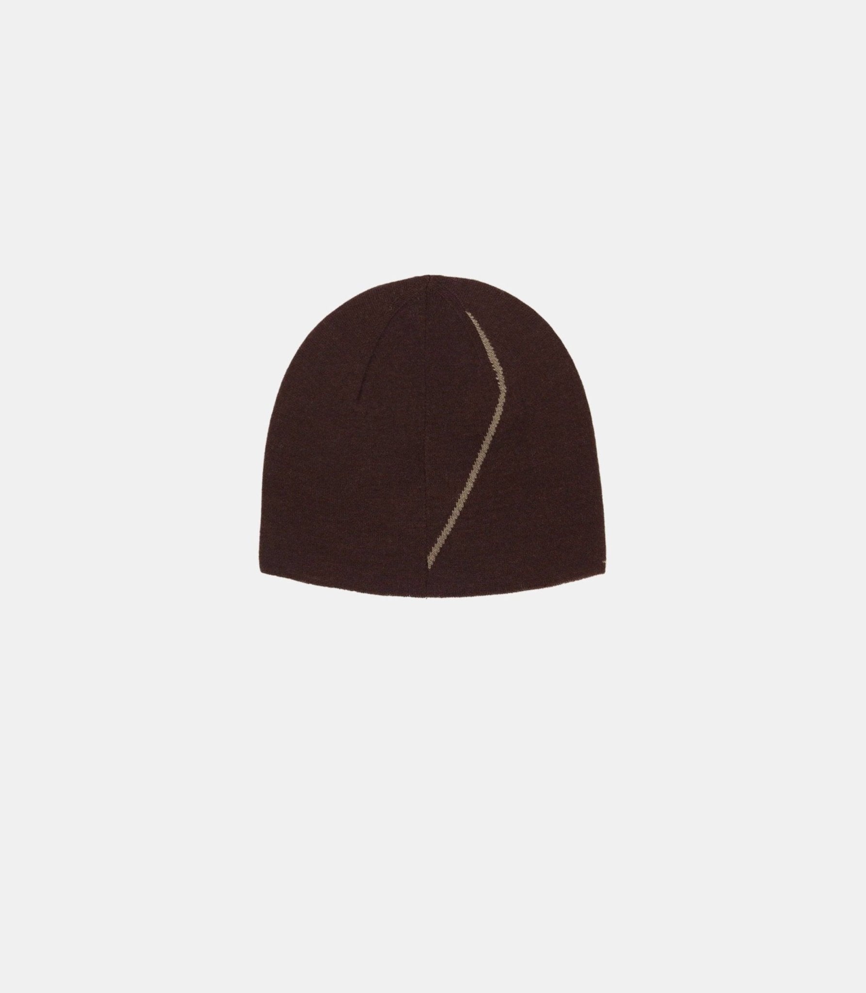 Bonnet en laine avec logo - RBUW288YA12-BRW0001-OS - Roa