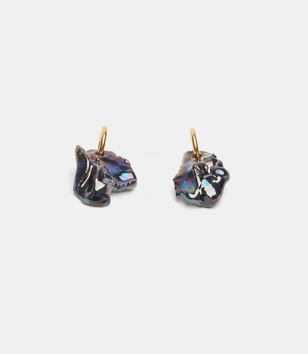 Boucle d'oreille meteoriteMETEORITE - EARRINGS - BLACK - SS24 - OSLevens