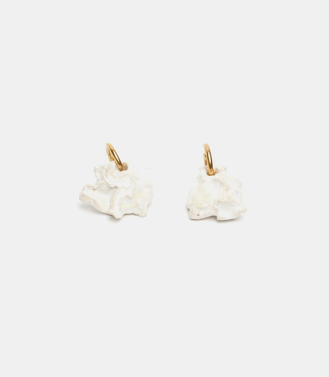 Boucle d'oreille meteoriteMETEORITE - EARRINGS - WHITE - SS24 - OSLevens