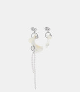 Boucles d’oreilles alba - ALBAEARRINGS-PALLADIUM-OS - Justine clenquet