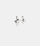 Boucles d’oreilles mickey - MICKEYEARRINGS-PALLADIUM-OS - Justine clenquet