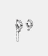 Boucles d’oreilles penny - PENNYEARRINGS-PALLADIUM-OS - Justine clenquet