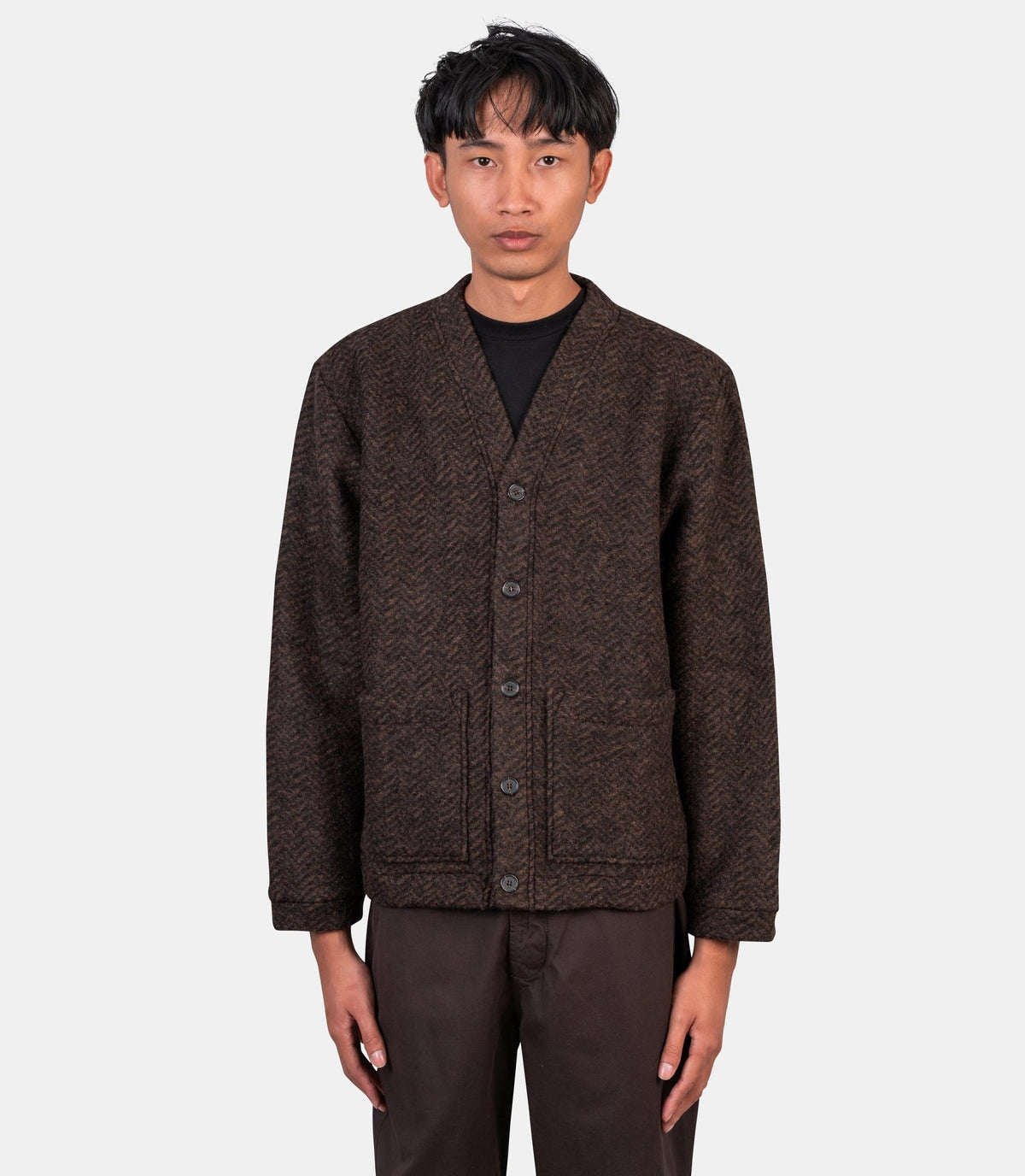 Cardigan advance-35788-BROWN-S-Universal works.