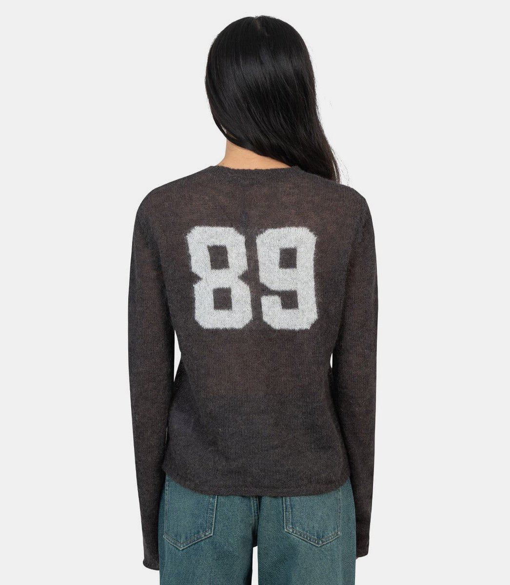 Cardigan button fine champions marronTJ9512 - 230 - FW24 - SPaloma wool