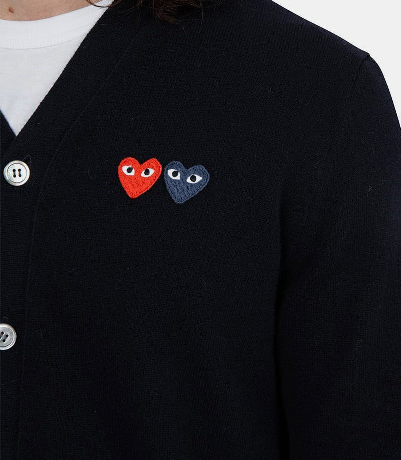 Cardigan double logoAZ - N058 - 051 - 2 - SComme des garçons play