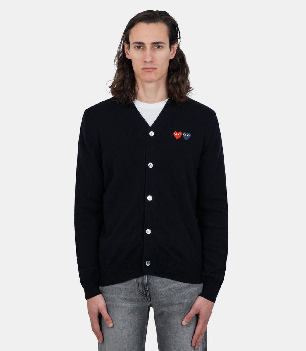 Cardigan double logoAZ - N058 - 051 - 2 - SComme des garçons play