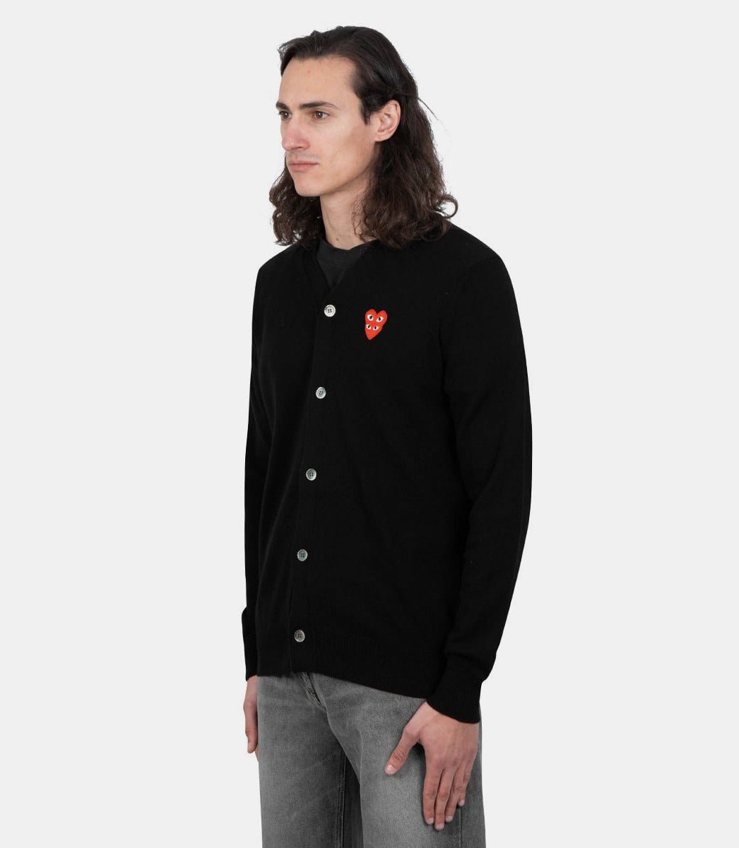actoryplum商品 COMME des GARCONS Cardigan double logo - Comme des garçons play - Family 3.0