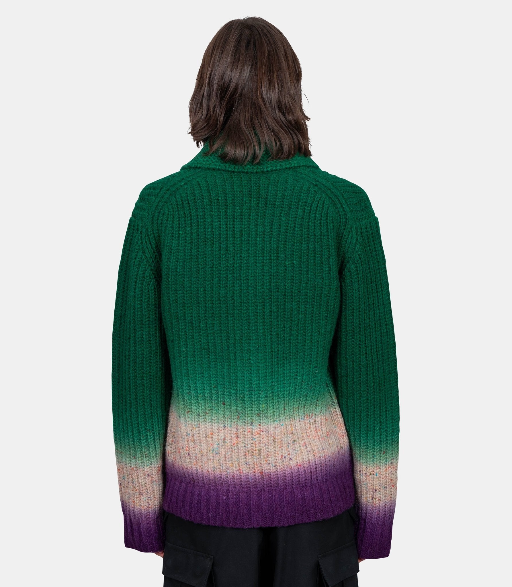 Cardigan en laine - 25 - 03831M - 551 - 2 - Sacai