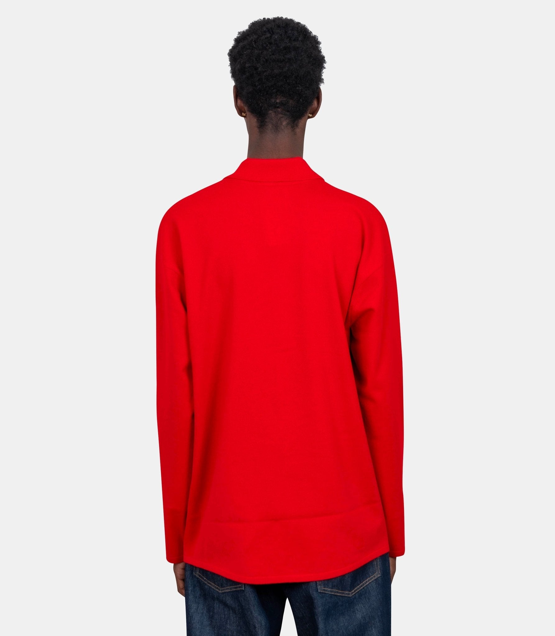 Cardigan en maille - A25AC01CK - red - 4 - Auralee