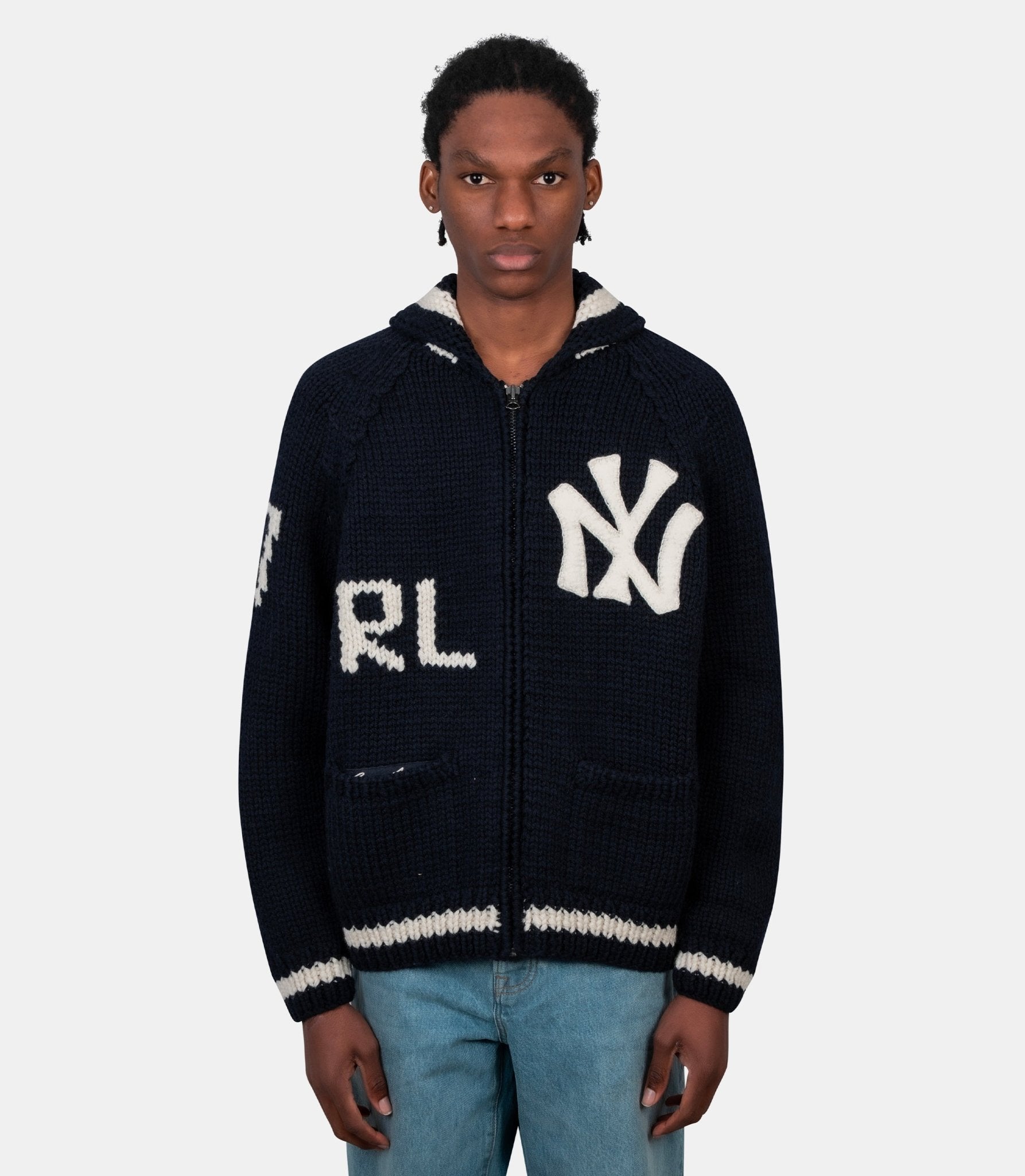 Cardigan en maille x yankees - 710B14472001-M - Polo ralph lauren