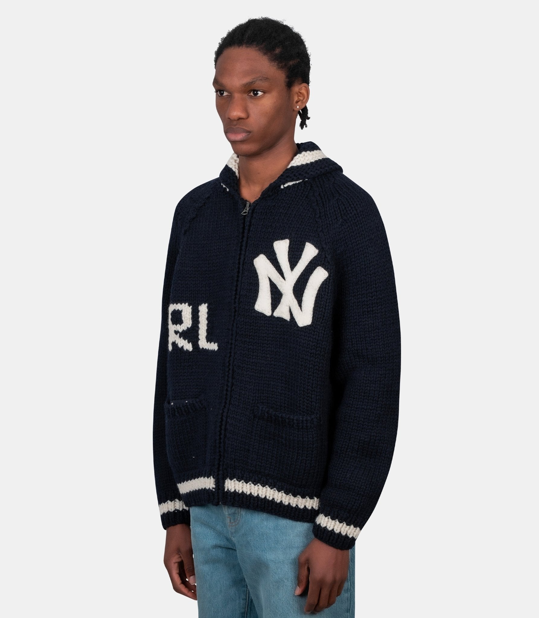 Cardigan en maille x yankees - 710B14472001-M - Polo ralph lauren
