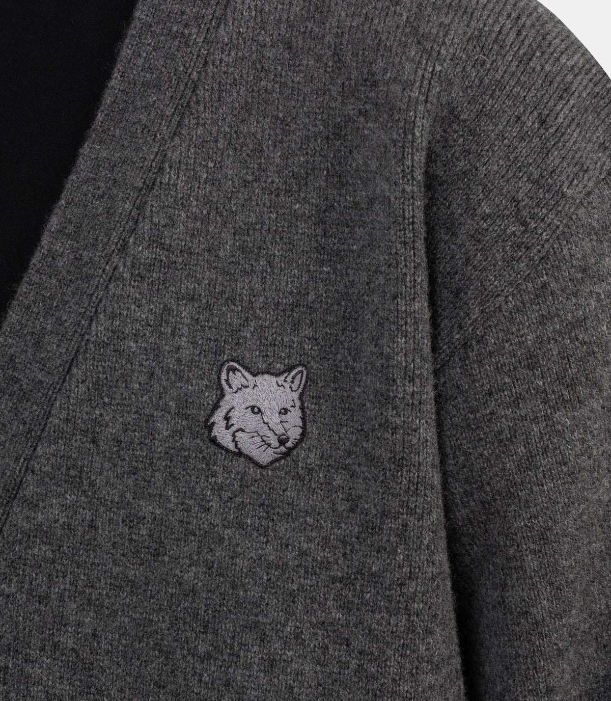 Cardigan fox head-MRMKC00KT1180-H170-S-Maison kitsuné