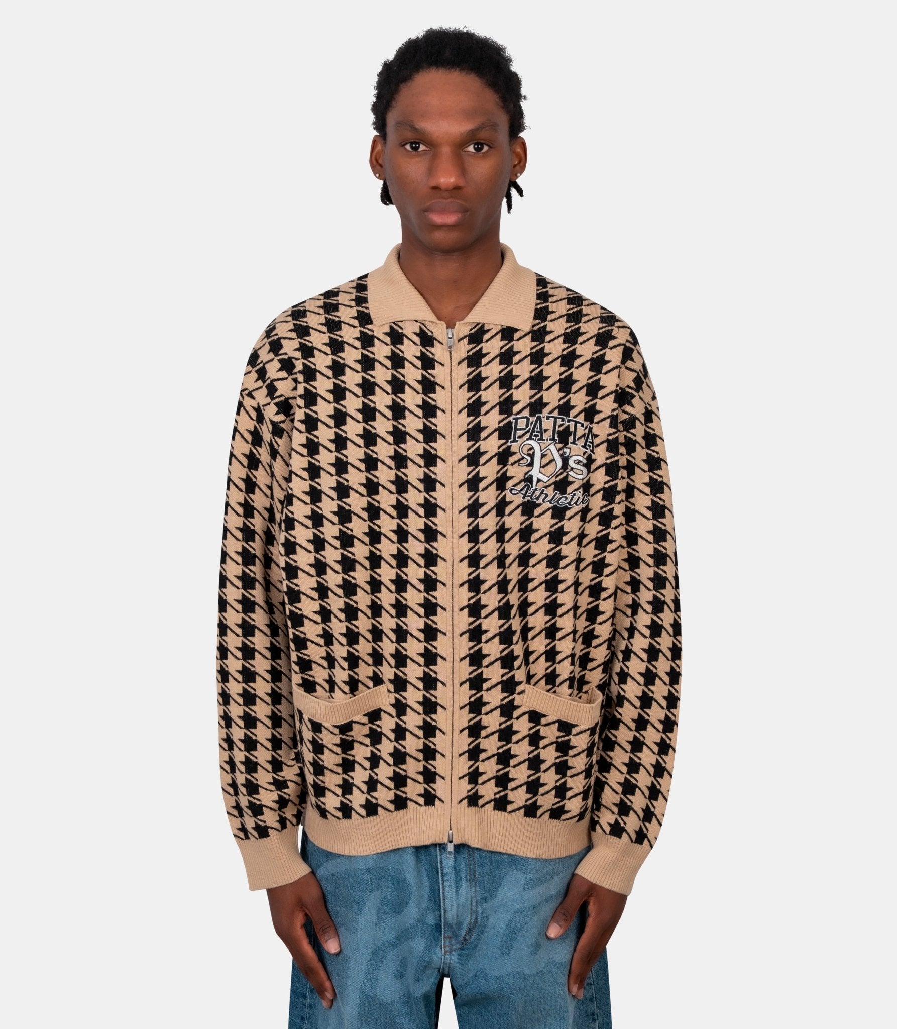 Cardigan houndstooth - POC-SS26-7010-397-0002-177-S - Patta