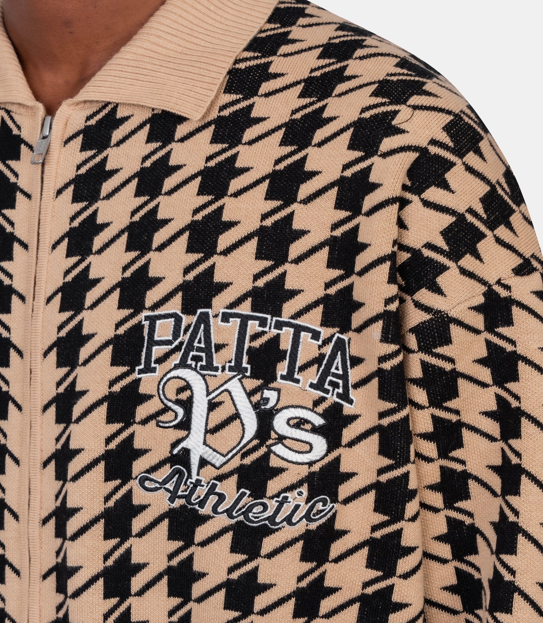 Cardigan houndstooth - POC-SS26-7010-397-0002-177-S - Patta