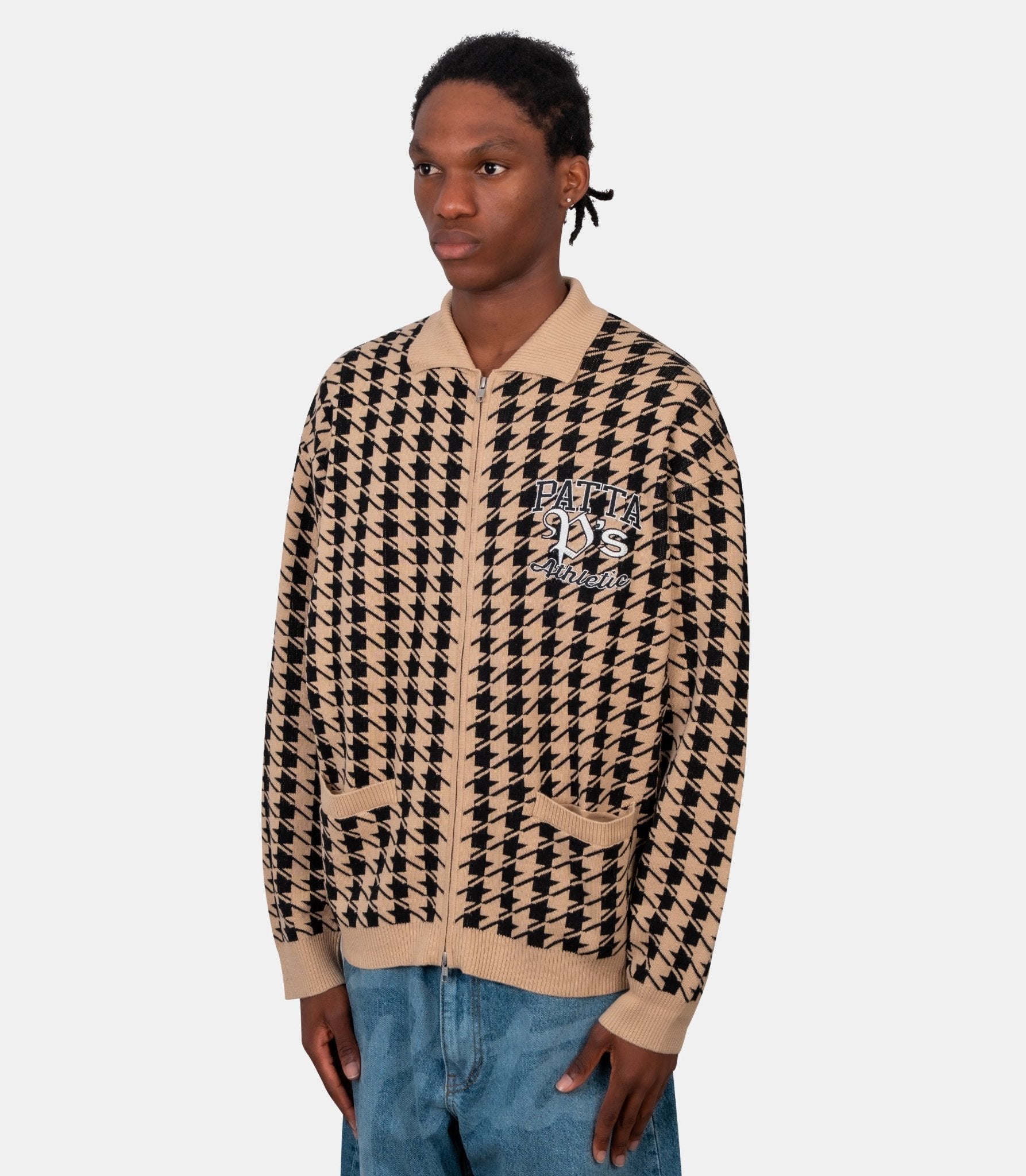 Cardigan houndstooth - POC-SS26-7010-397-0002-177-S - Patta