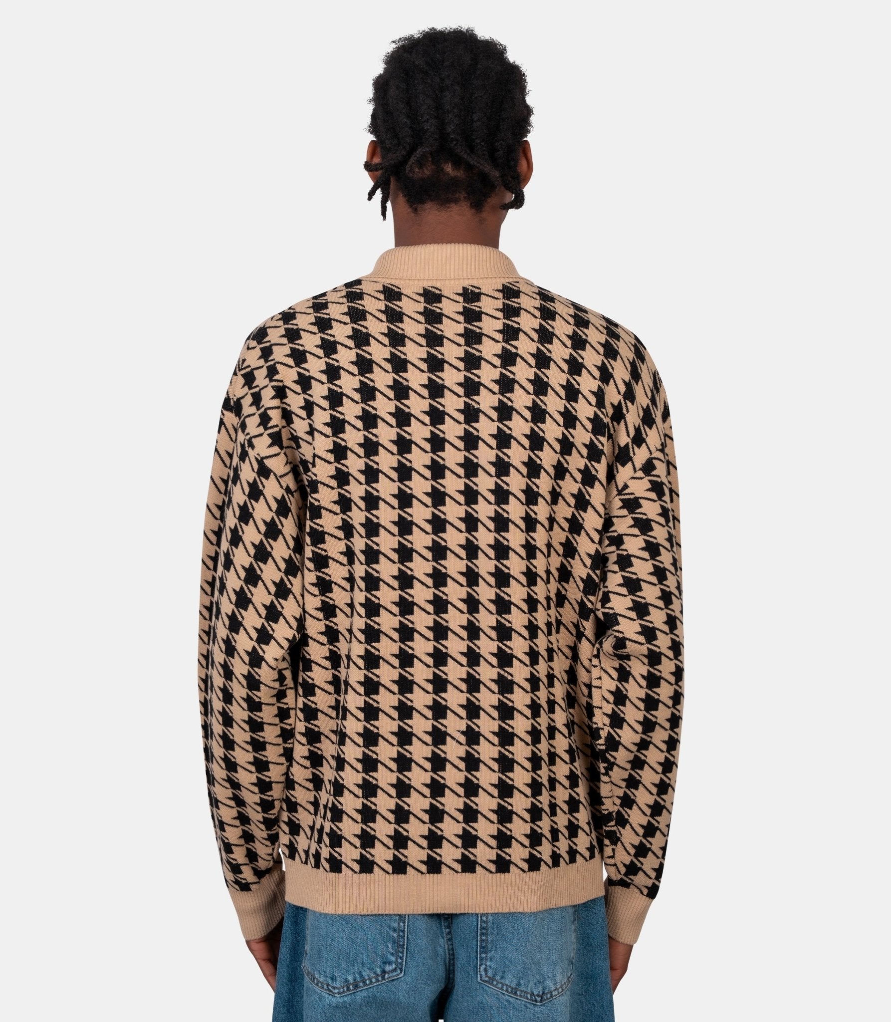 Cardigan houndstooth - POC-SS26-7010-397-0002-177-S - Patta
